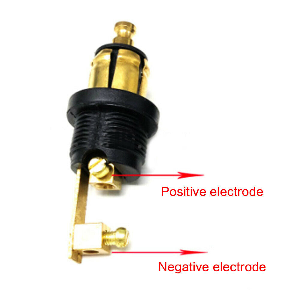 Cigarette Lighter Adapter Male Plug European Type Connector Fits BMW Motorcycle