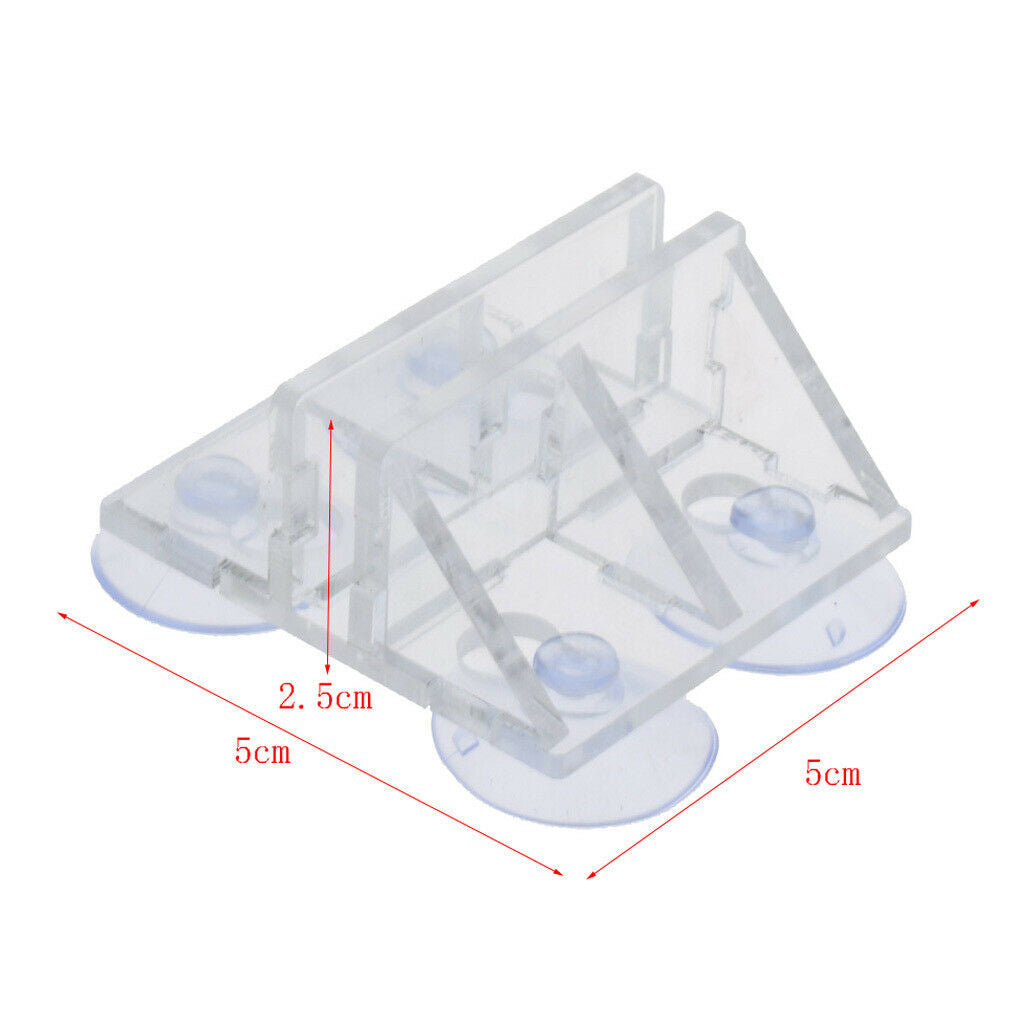 Divider Sheet Sucker Holder Suction Cup for Aquarium   Tank Transparent