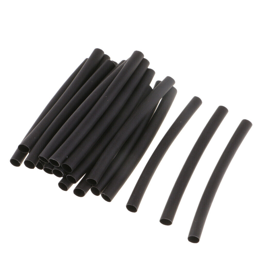 20x Heat Shrink Tube Rigging Rig Sleeve Carp Fishing Rig Accessories Black