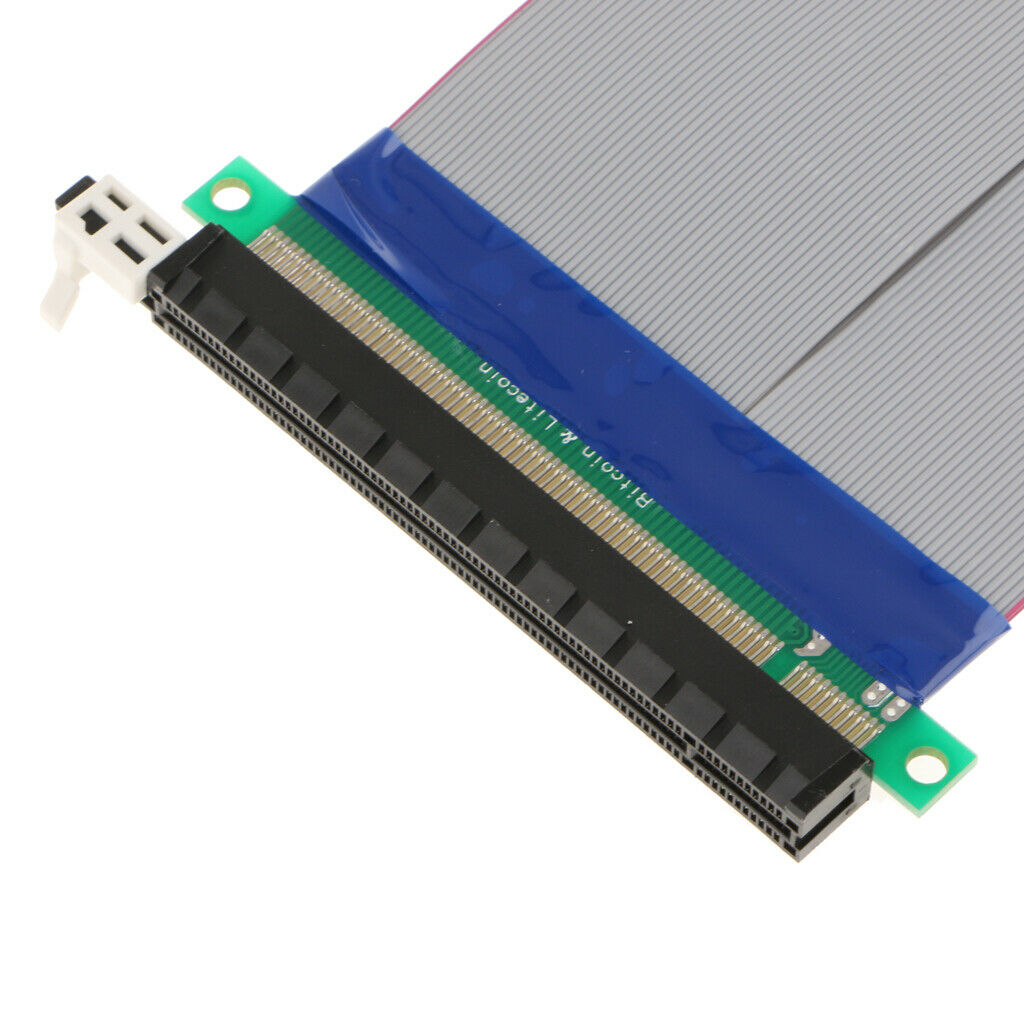 PCI-Express PCIe 16X Slot Riser Card Ribbon Extension 19cm Cable