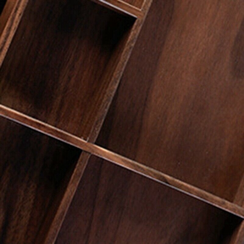 Black Walnut Desktop Storage Box Log Office Mobile Phone Key Porch Jewelry SM3Z2