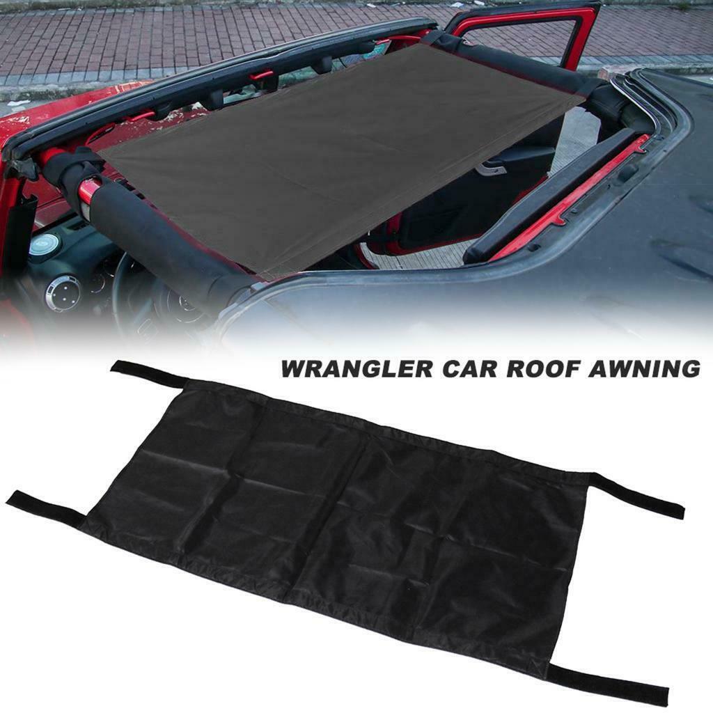 Vehicle Roof Hammock Sun Shade for Jeep Wrangler LJ YJ TJ JK JKU JL JLU