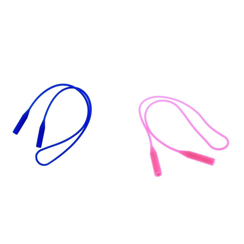 3 Pieces New Elastic Silicone Eyewear Strap Non Slip Long Neck Cord Holder