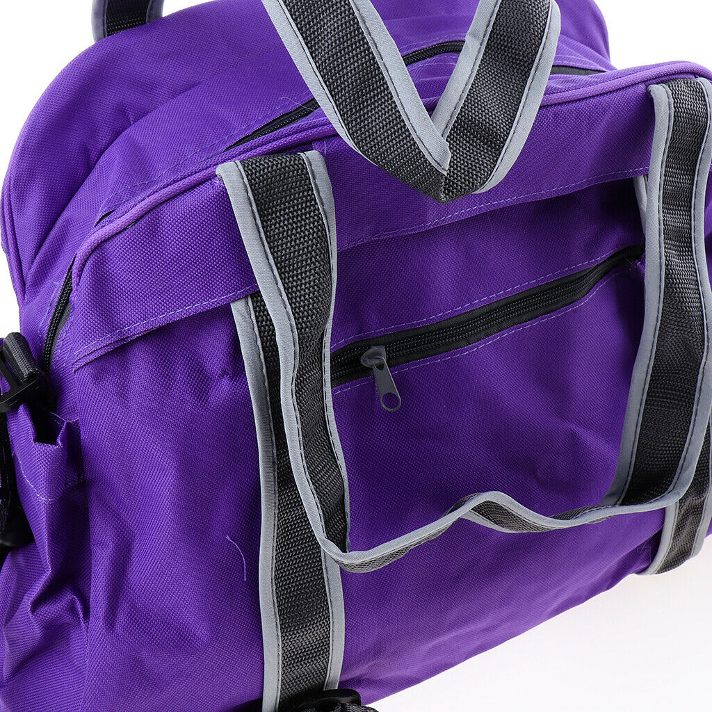 Yoga Mat Tote Duffel Bag Travel Clothes Organnizer Shoulder Bag Purple