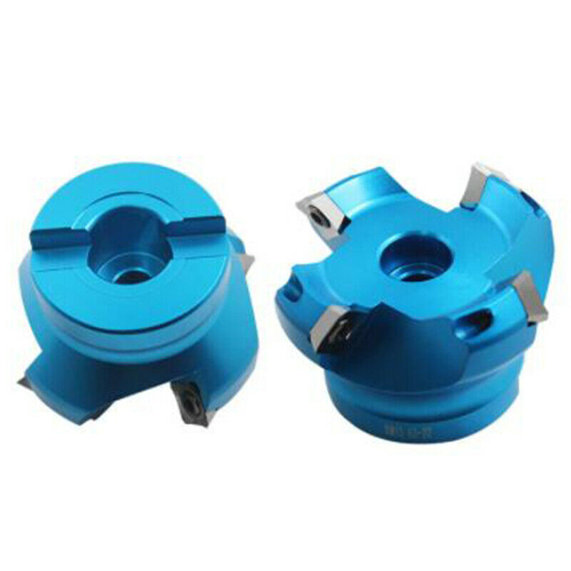 45° Aluminum AL-KM12 63-22 4Flute Indexable Face milling Cutter + SEHT1204AFFN