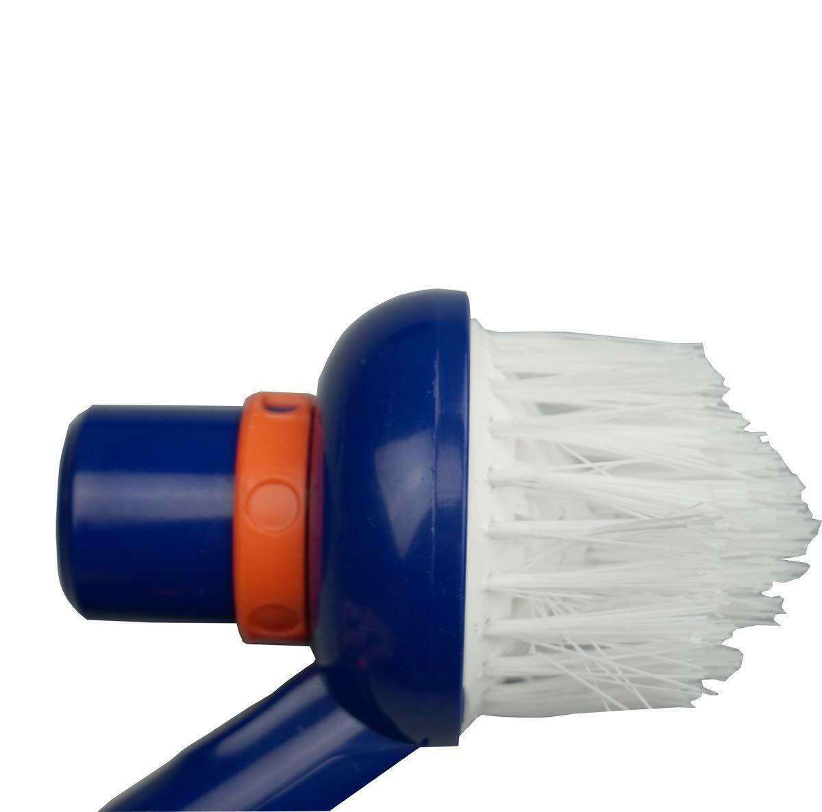 Corner Vacuum Brush For Above Ground Swimming Pools Standard 1-1/2" Hose Connect