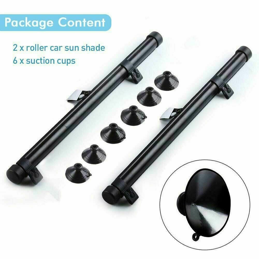 Retractable Car Auto Side Window Baby Sun Shade Shield Cover Roll Curtain Visor