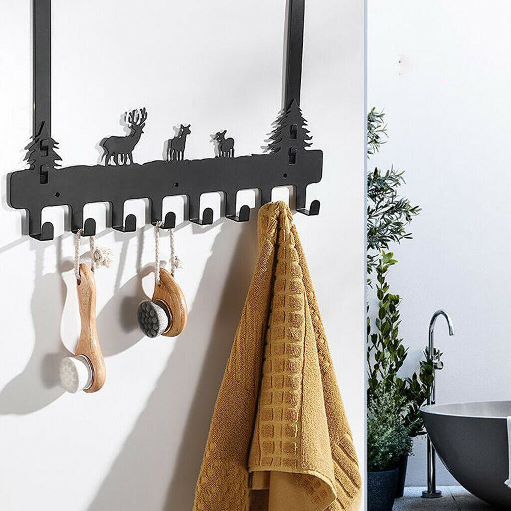 Over The Door Hooks Hanger Rust-Proof Sturdy Hanging Storage Rack for Bag