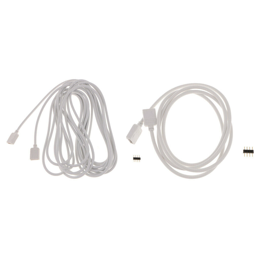 Lot Of 2 5050 3528 LED RGB Extension Cable Connecting Cable Line 4 Pin