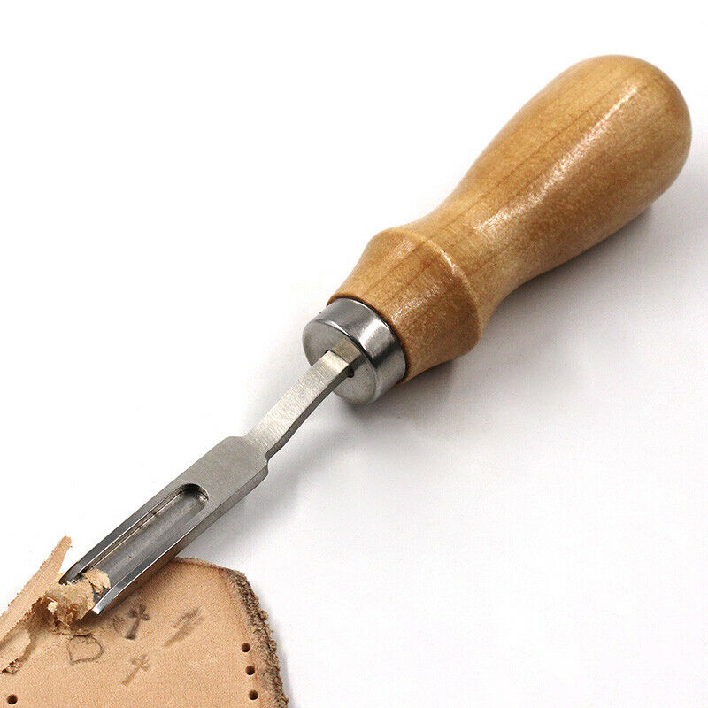 Handmade French Style Leather Edge Beveler Cutting Skiving Trimming Kni.l8