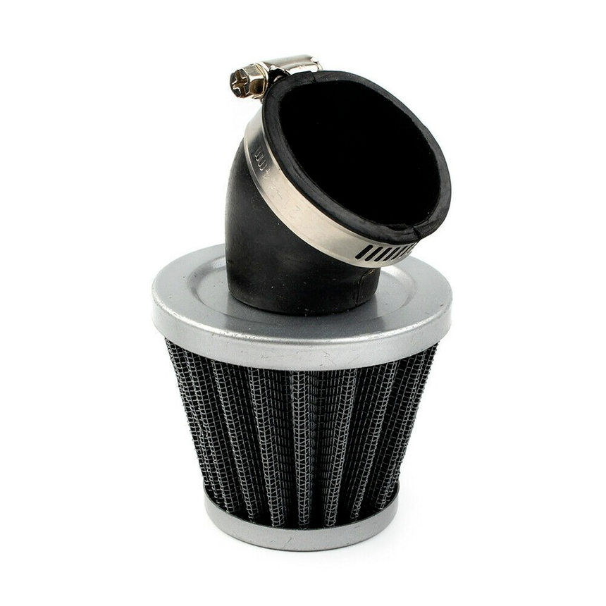 42mm Bent Neck Air Filter Dirt Pit Bike ATV Quad Motorcycle GY6 Moped Scooter