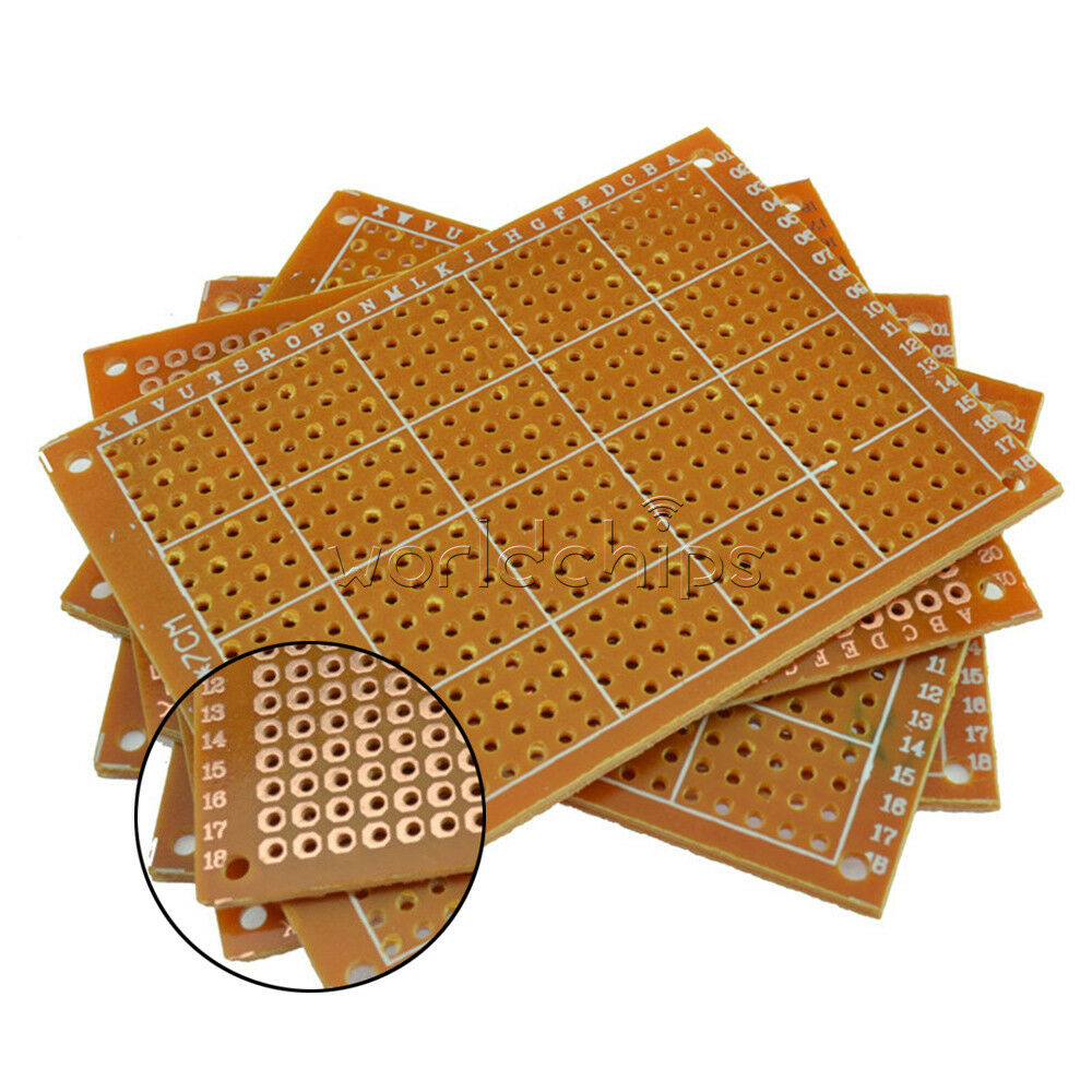 10PCS DIY Prototype Paper PCB Universal Experiment Matrix Circuit Board 5x7cm WC