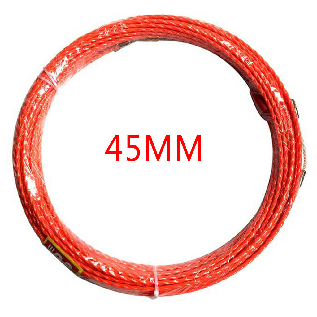 30m Cable Push Puller Fish Tape Reel Puller Conduit Guide Wall-Through