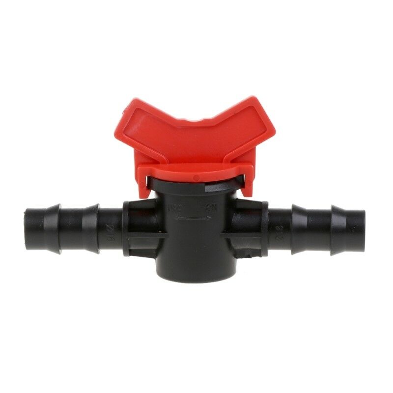 2way Connector Adaptor Quick Turn Off Plastic Irrigation Water Valve Hose Switch
