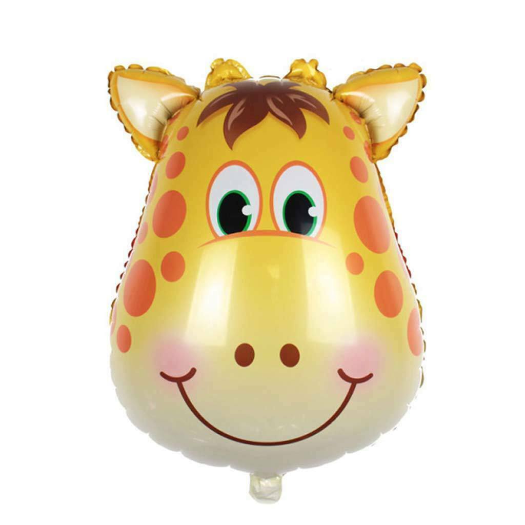 Blesiya   6pcs   Zoo   Animal   Head   Foil   Balloons   Baby   Shower   Kids