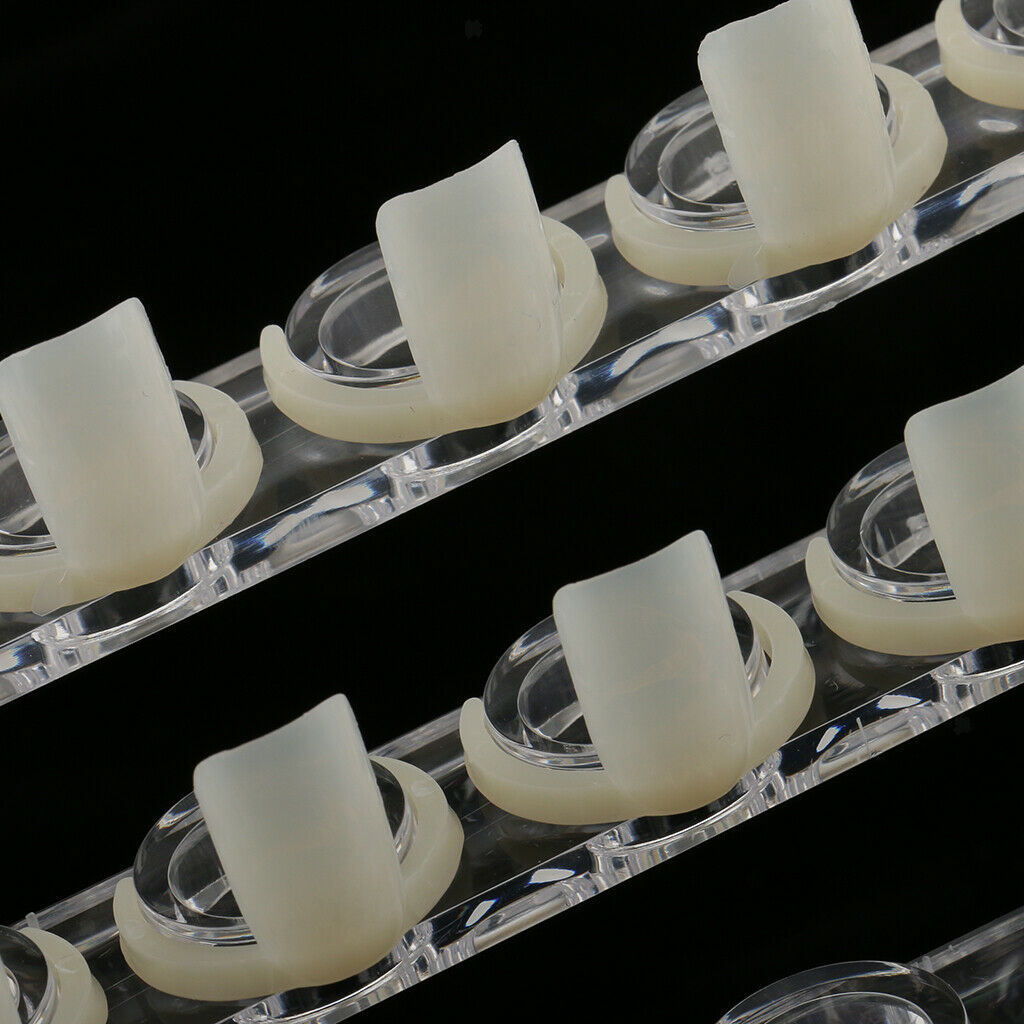 72 SLOTS / 6 TIERS Professional Clear Manicure Nail Art Display Stand Plastic