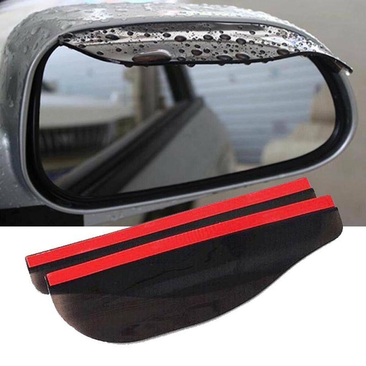 2 Pcs Universal Car Rear View Side Mirror Rain Board Sun Visor Shade Shield New