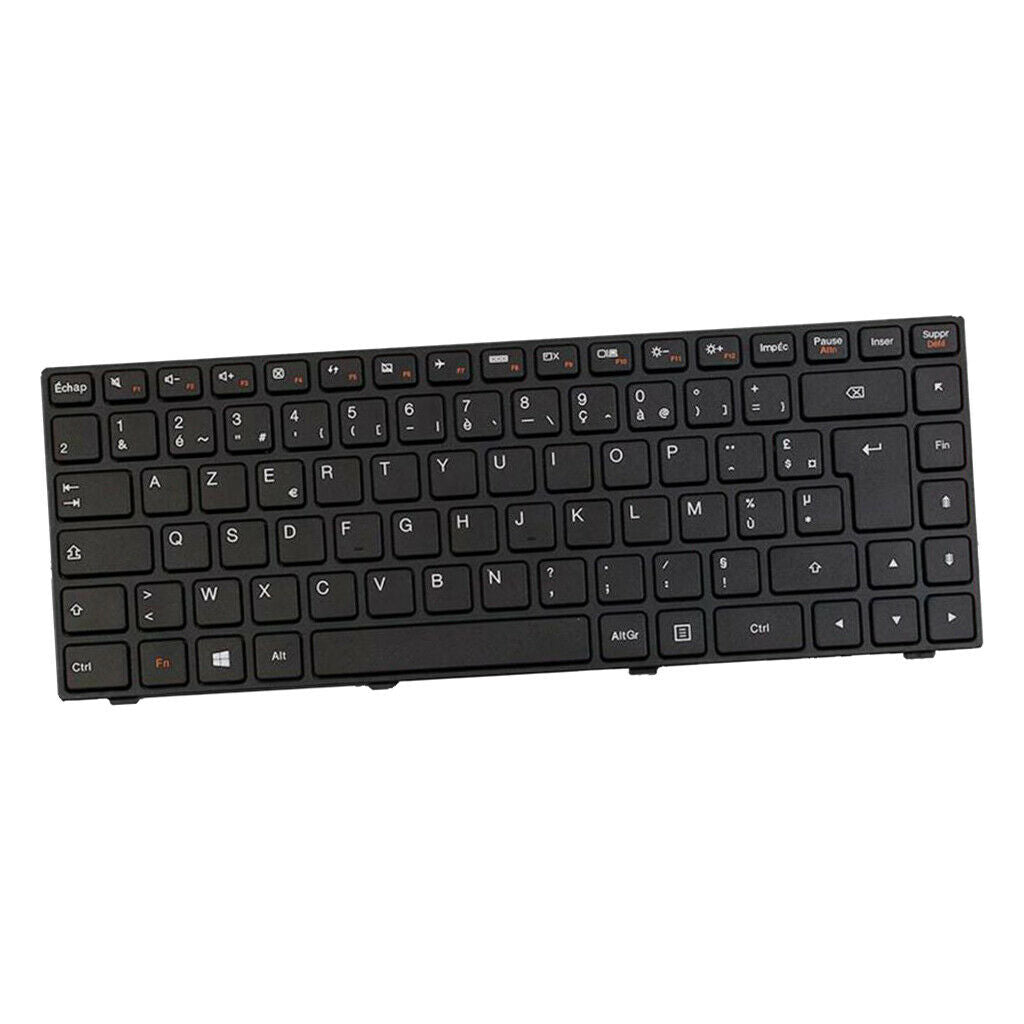 Laptop Keyboard FR Layout Compatible for Lenovo IdeaPad 100-14IBY Black