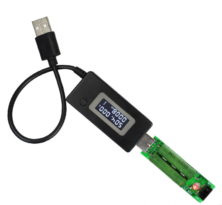 USB Tester Current Voltmeter Detector White Tail LCD Monitor Monitors