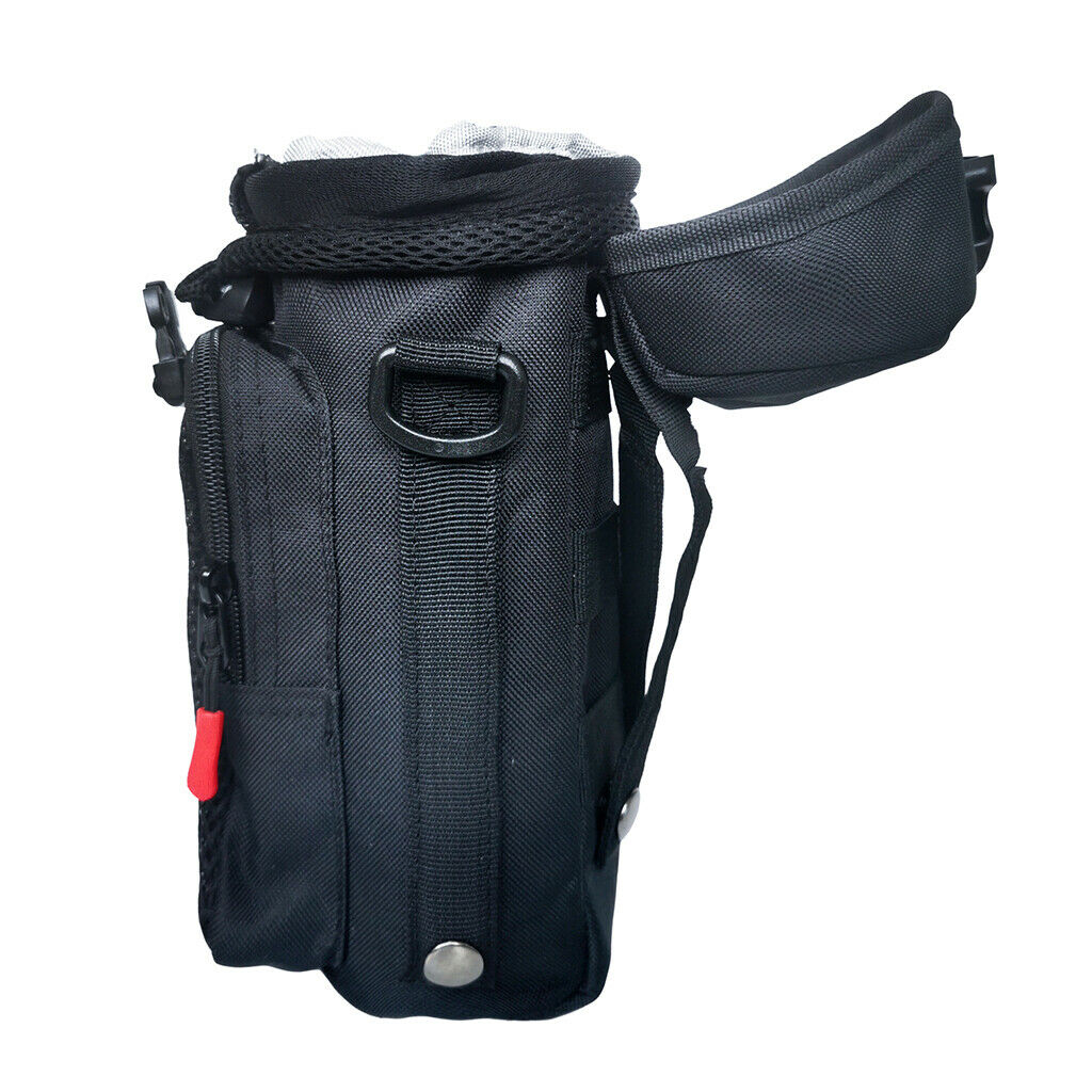 Oxford Cloth Water Bottle Holder Kettle Carrier & Shoulder Strap for Hiking