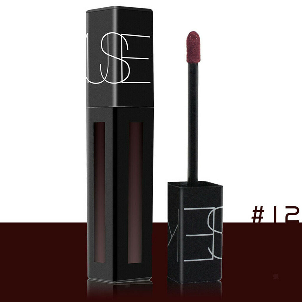 Long Lasting Waterproof Liquid Lipstick Matte Lip Gloss Lipgloss KS803-12