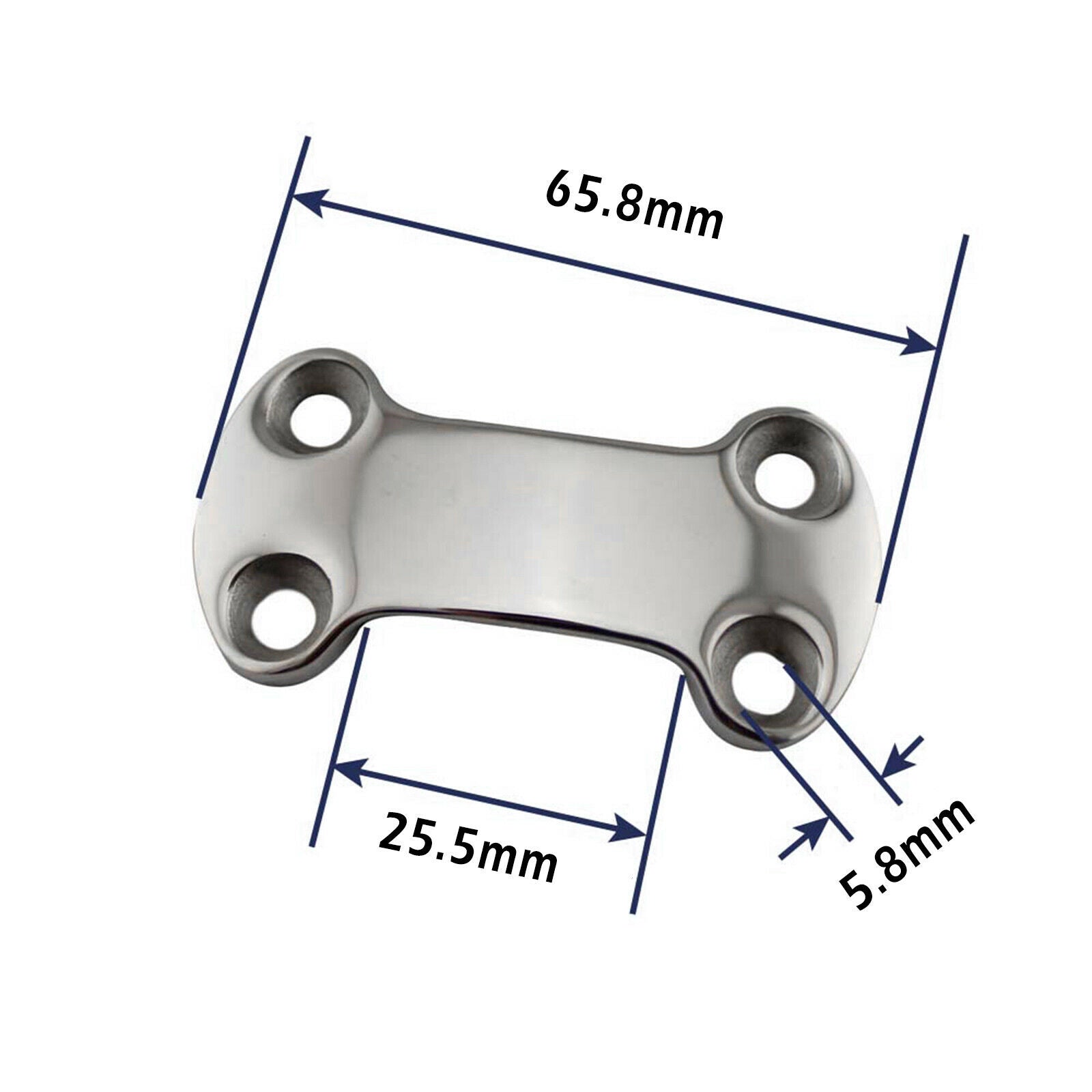 Straight Corner Brace Bracket Chair Table Window Furniture Mending 2 Holes