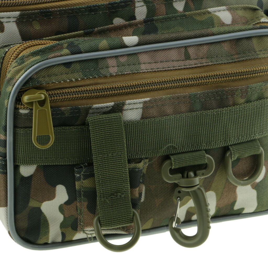 1000D Oxford Fishing Bag Multifunctional Outdoor Adjustable Messenger Bag