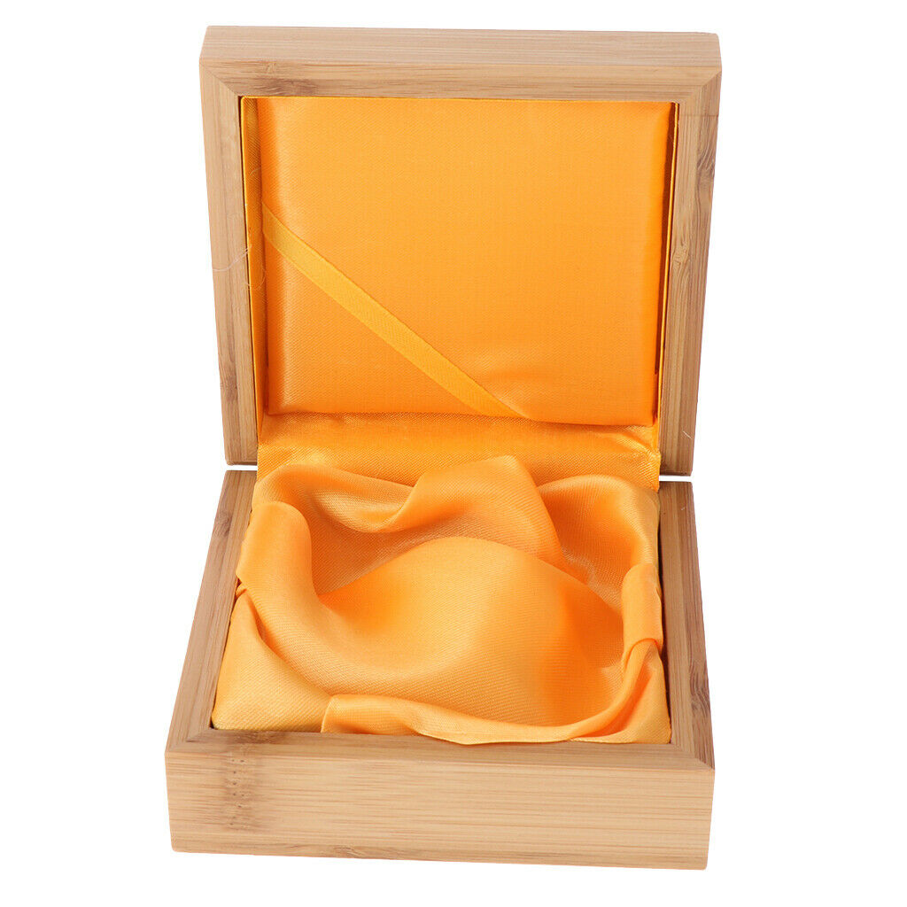 Wooden Jewelry Display Box Bracelet Bangle Storage Packaging Case 11x11x4cm