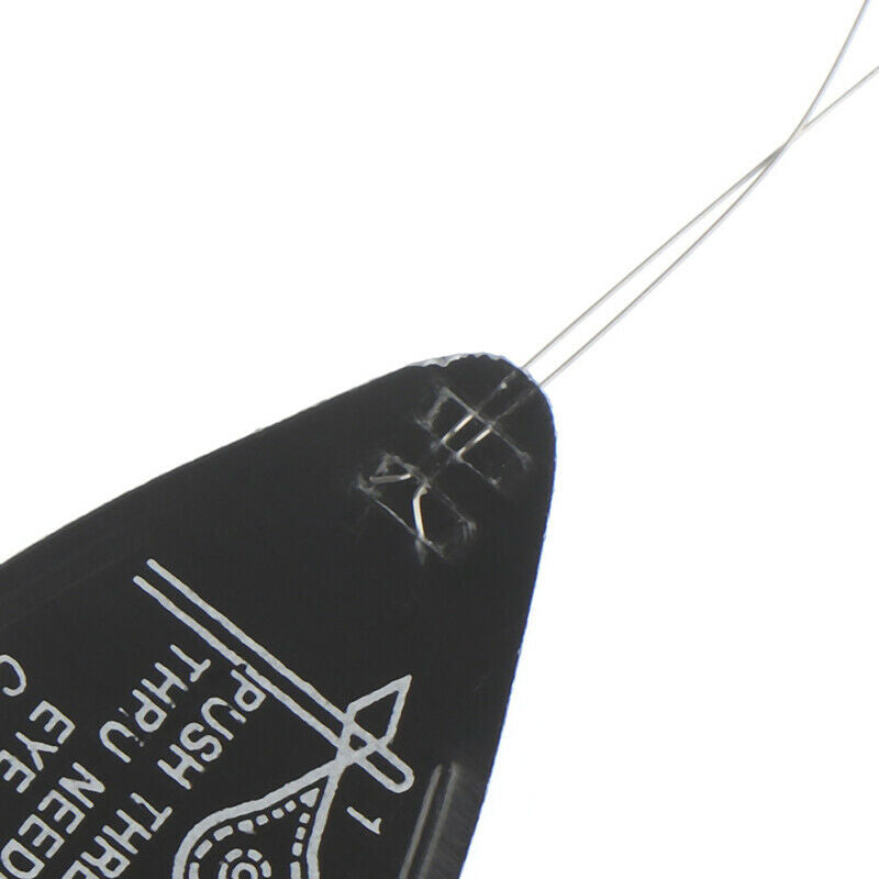 2PCS Aluminum Needle Threader Letter Hand Machine Stitch Insertion Sewing.l8