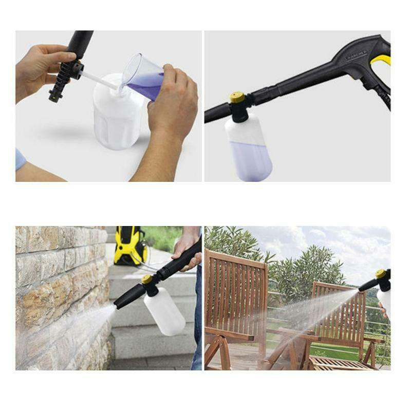 Foam Cannon Bottle Foam Generator With Adjustable Sprayer Nozzle for Karcher
