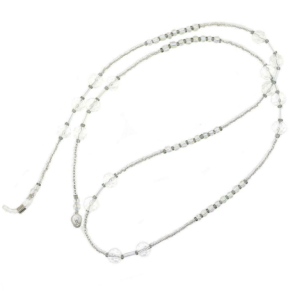 Multisize Transparent Beaded Eyeglasses Rope Beads Sunglasses Strap Holder