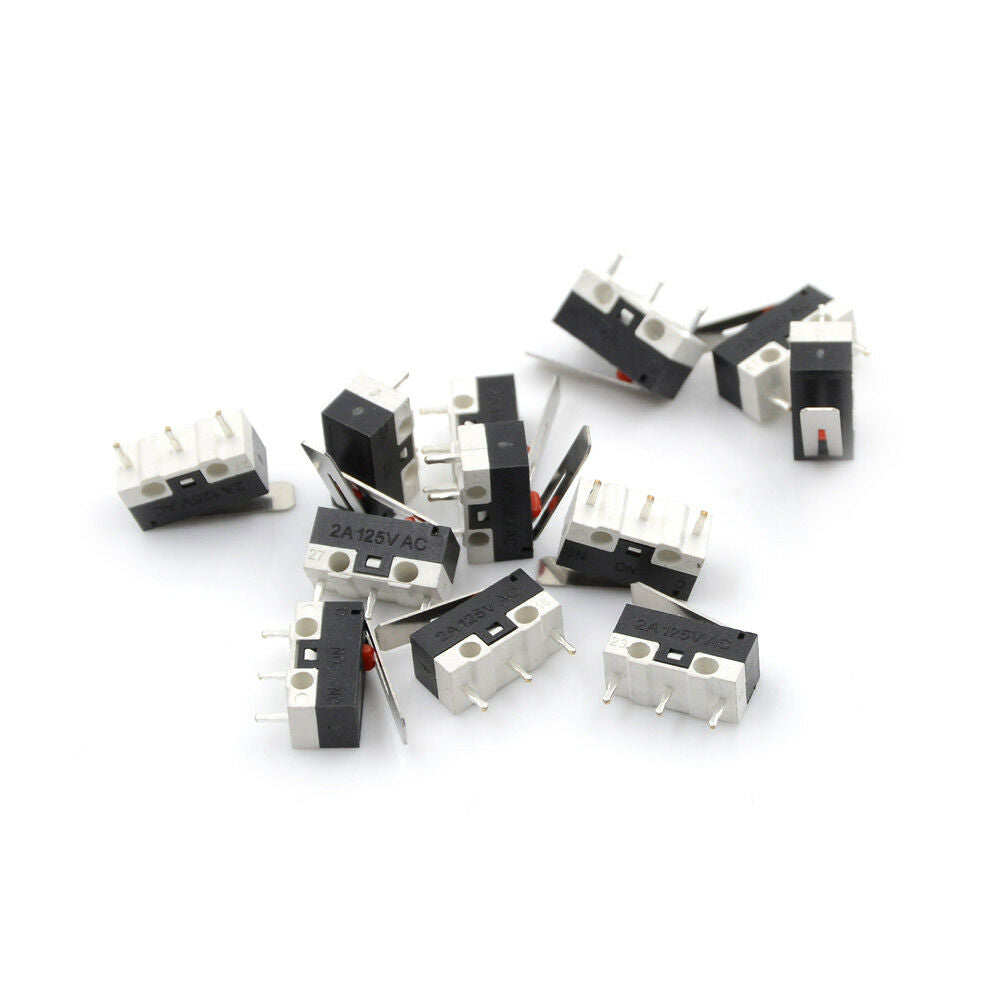 10x 2A 125V Micro Limit Switch Lever Roller Arm Actuator Snap Action Switc.l8