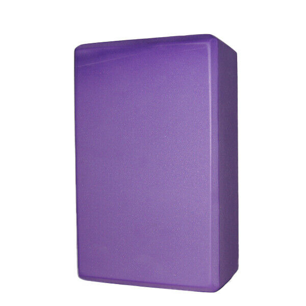 2x Purple Yoga Pilates Gym Foam Foaming Block Brick Home Exercise Fitness Tool