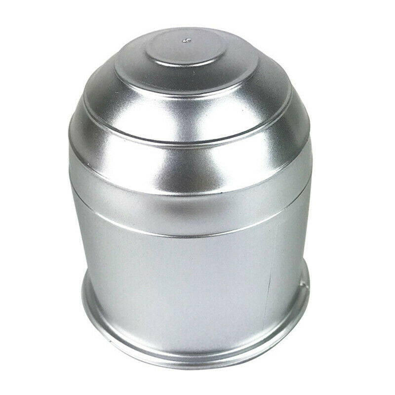 50mm Car Trailer Ball Cap Protective Cover Plastic Chrome Plated Clip Tow Bar