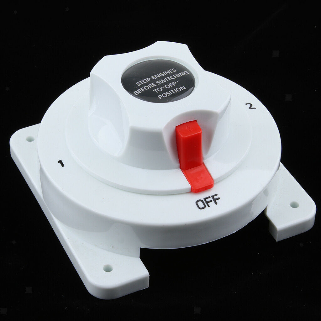 DC12V/24V Dual Battery Selector Switch 4 Positions for Boat Marine Industrial