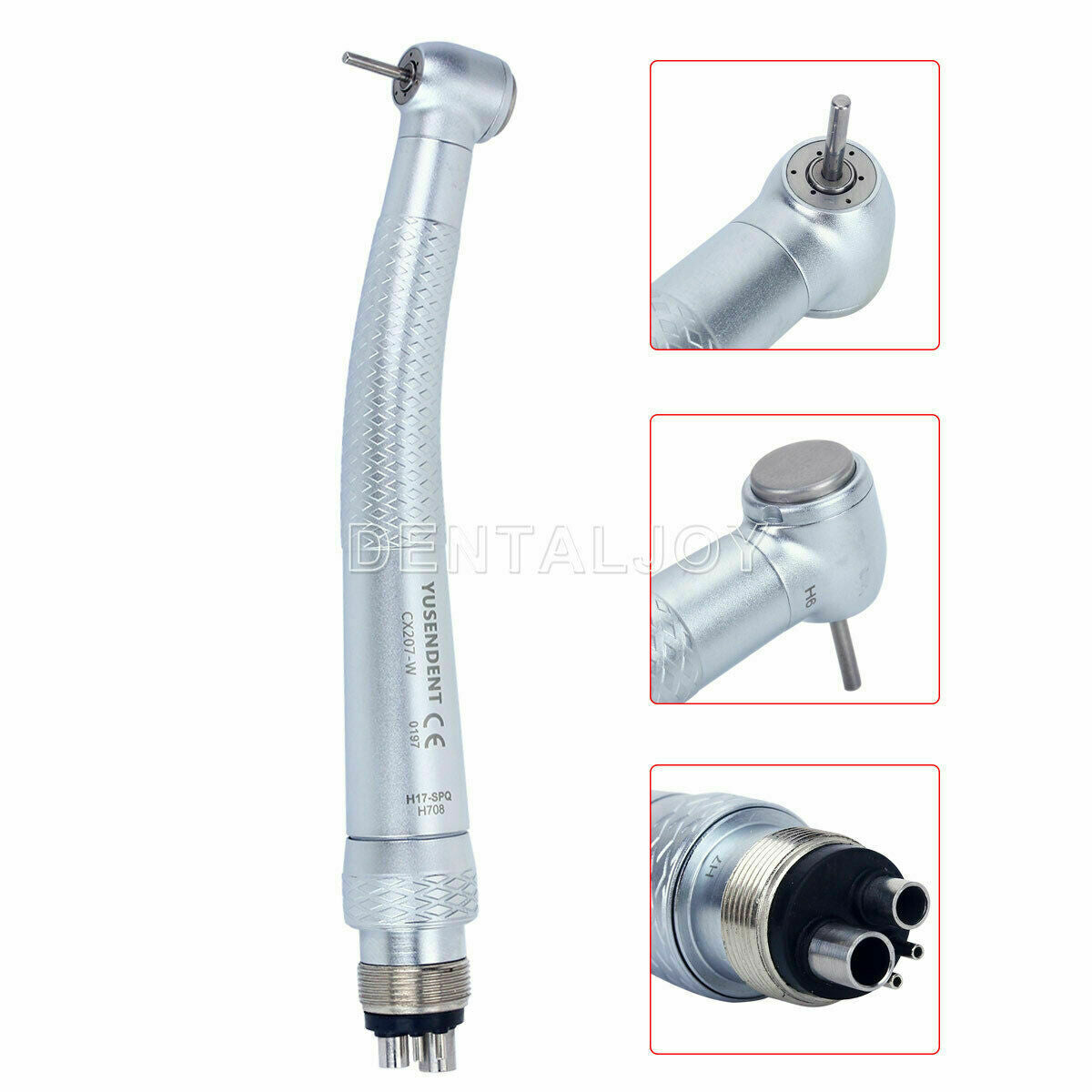 2 X Dental High Speed Handpiece Push button Standard 3 Spray &Quick Coupling 4H