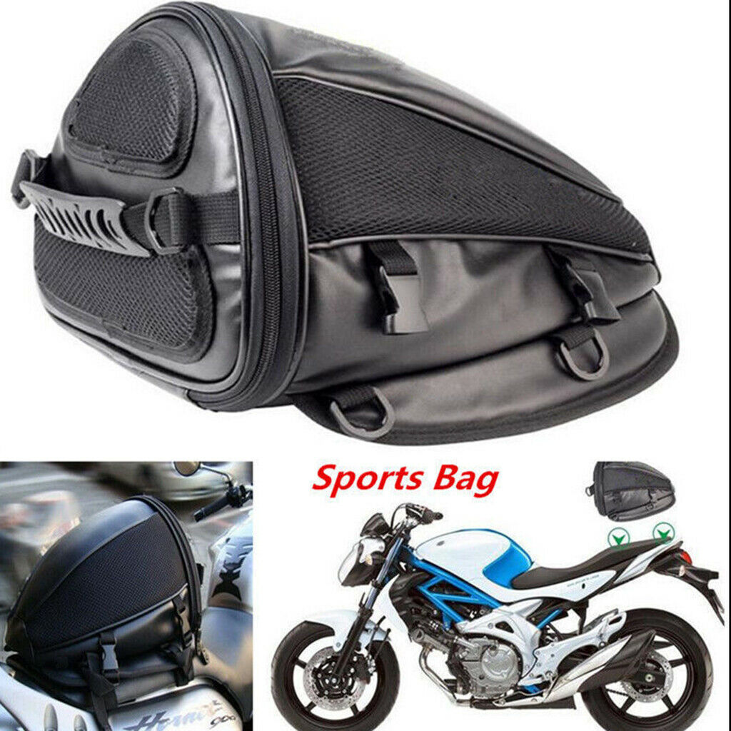 Motorcycle Dirt Bike Dual Sport  Back Seat Luggage Tail Bag Tool Case