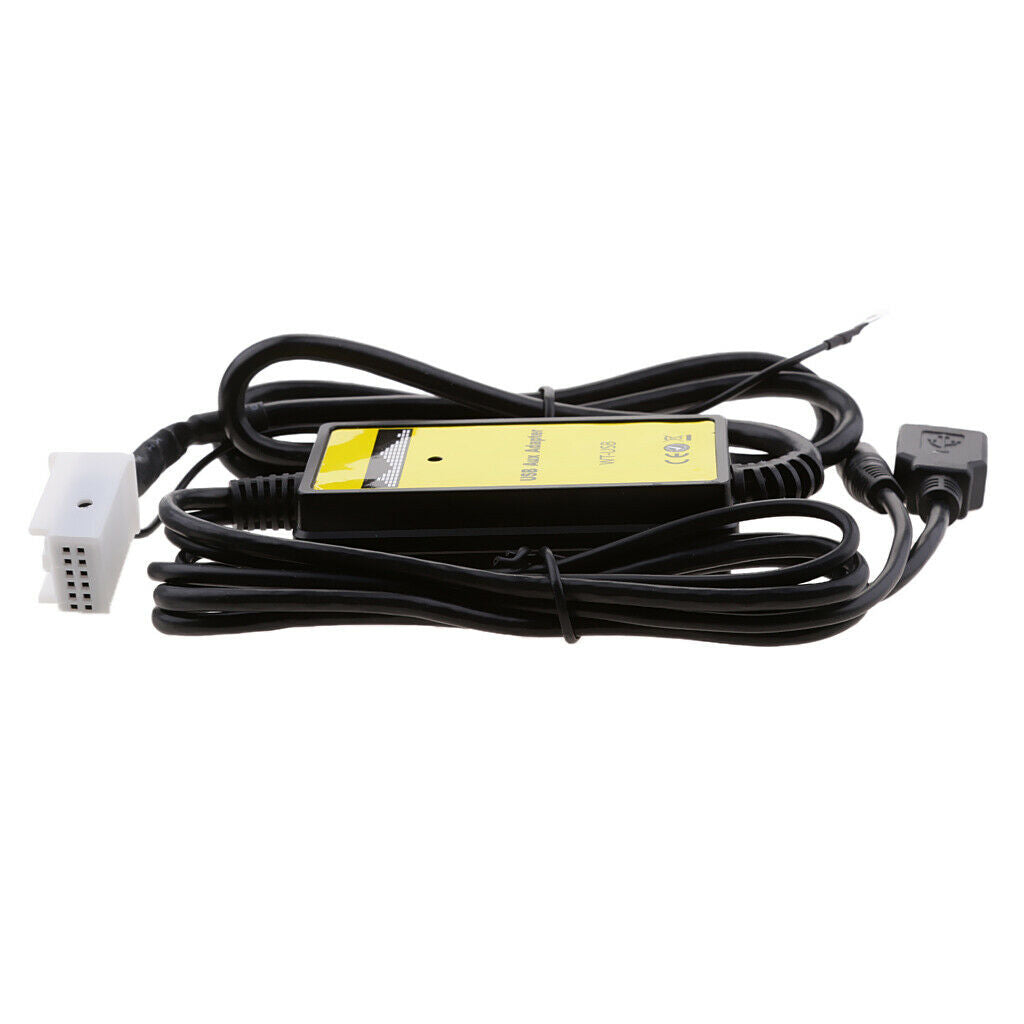 Car USB 3.5mm MP3 Player Interface 2X6Pin Adapter AUX In Input