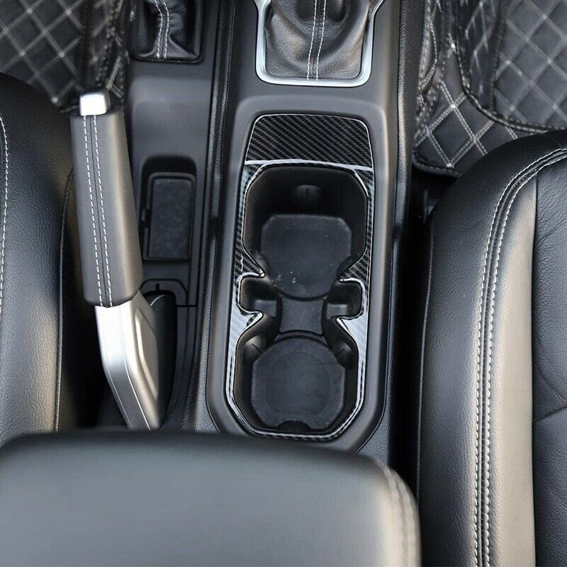 Front Drink Water Cup Holder Trim Cover for 2018 2019 2020 2021 Jeep WrangleH6S9