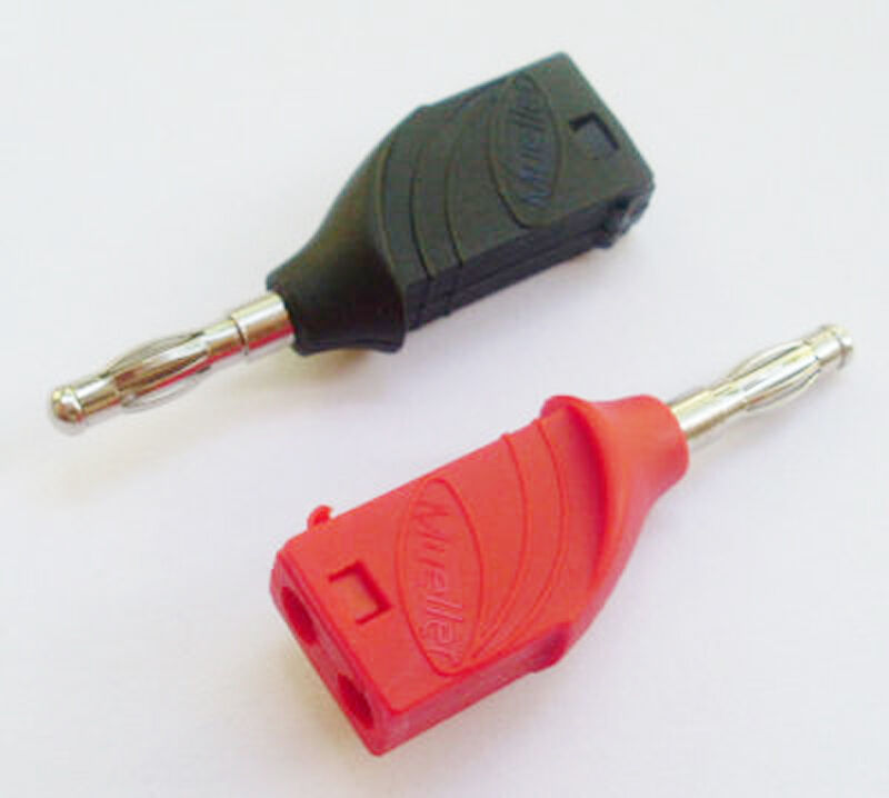 20pcs 2 Color Radioshack Stackable Banana Plug male Jack