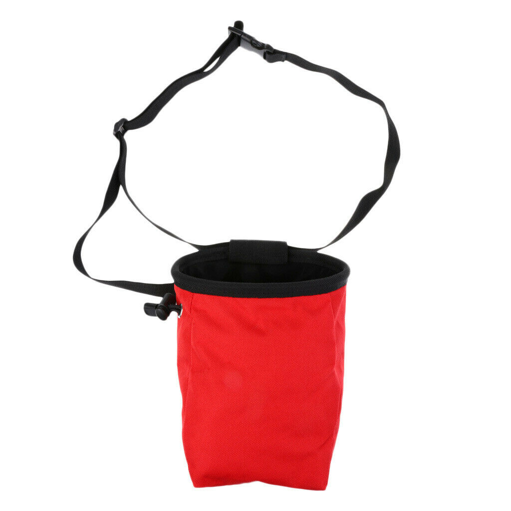 2Pcs Chalk Bags Pouch & Quick Release Belt for Rock Climbing Weightlifting