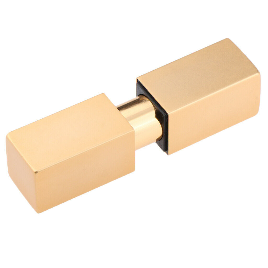 2pcs Empty Lipstick Tube Lip Balm Makeup Containers - Blue+Golden, Golden Flat:
