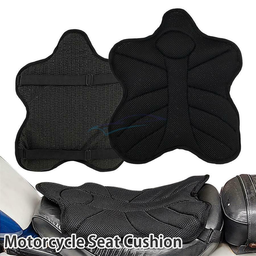 1 Set 35.5×30.5cm Non-Slip Motorcycle Heat Insulation Elastic Seat Cover Cushion