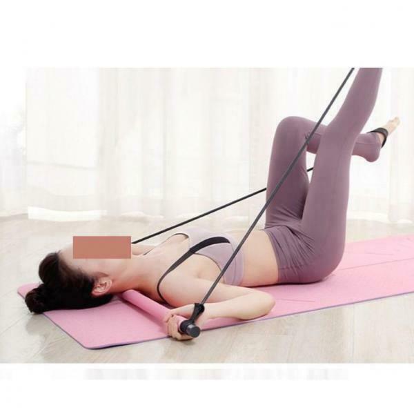 Multifunction Pilates Exercise Bar Removable Home Gym Fitness Chest Training
