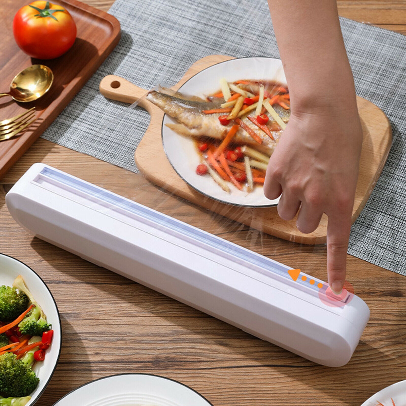 Paper Dispenser Cutter Plastic Film Food Film Dispenser