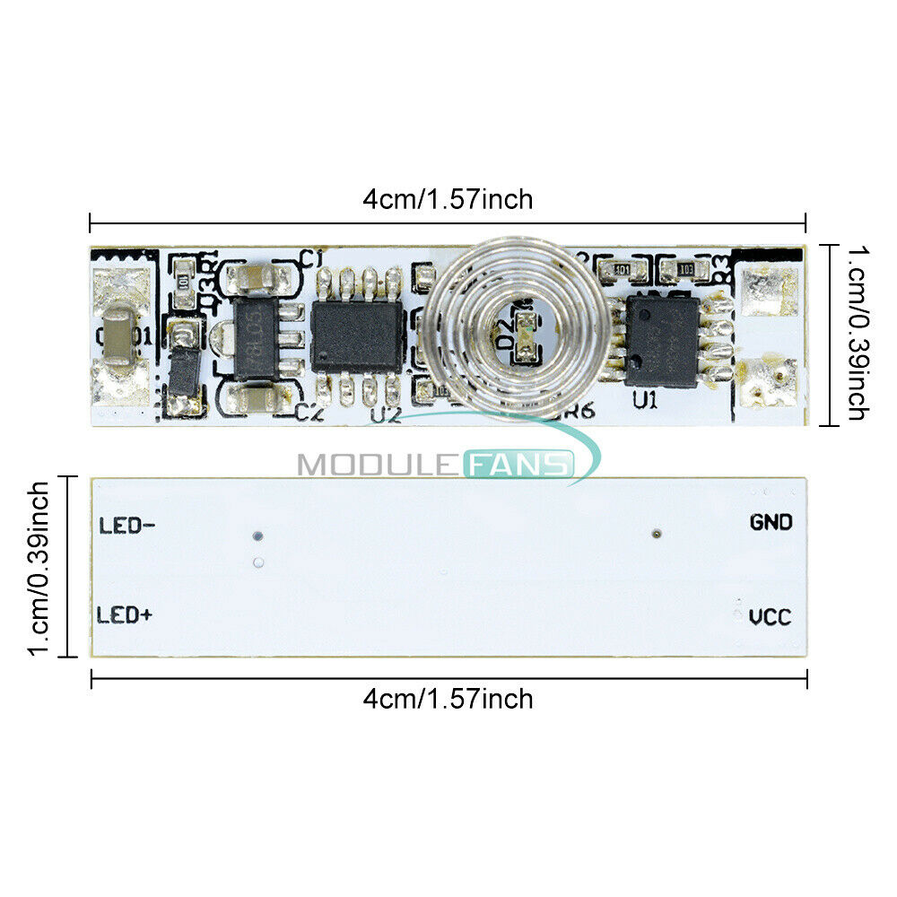 5x 30W Touch Switch Capacitive Touch Sensor Module LED Dimming Control 9V-24V