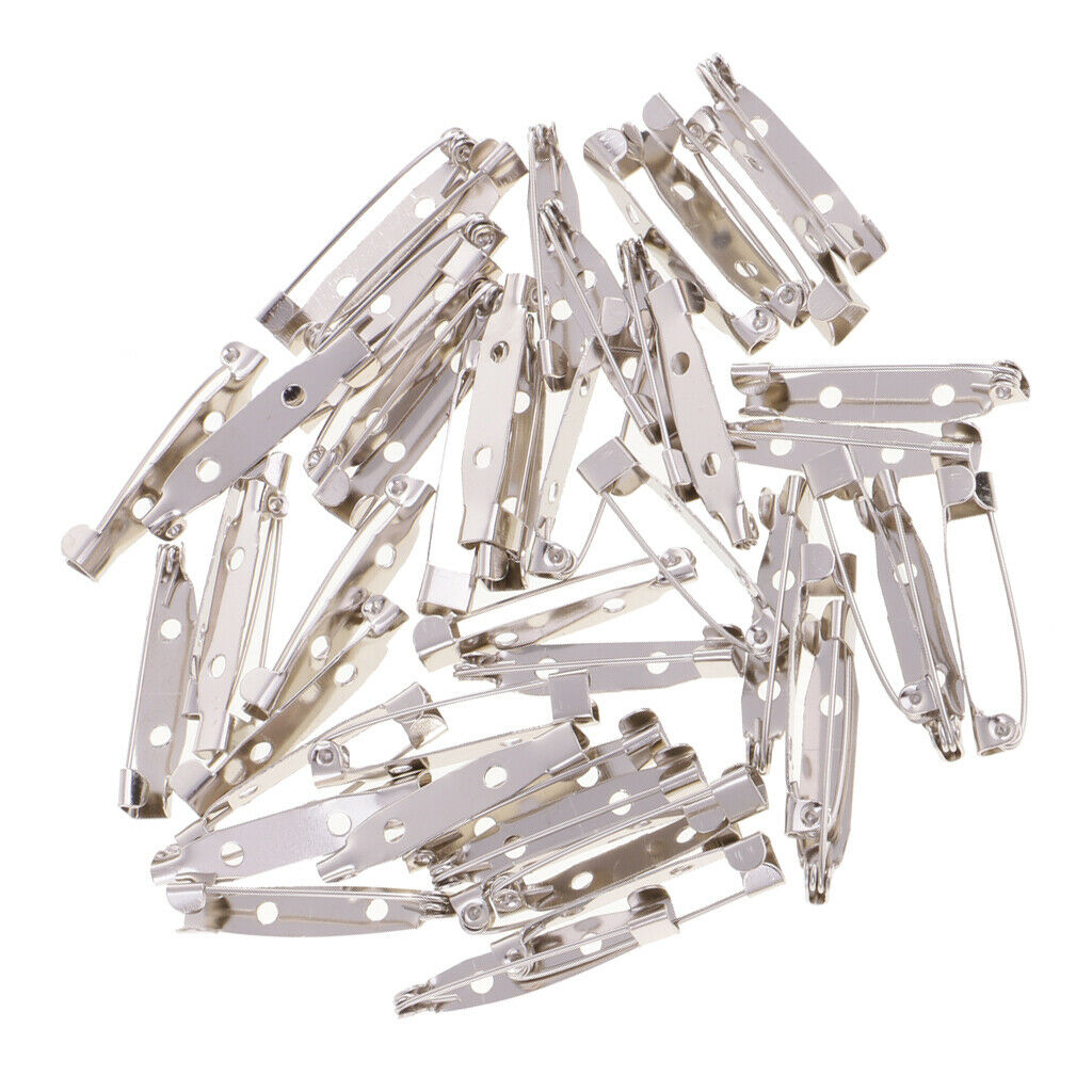 200 Pieces Metal Bar Pins Brooches for Jewelry Making Crafts Findings 2cm