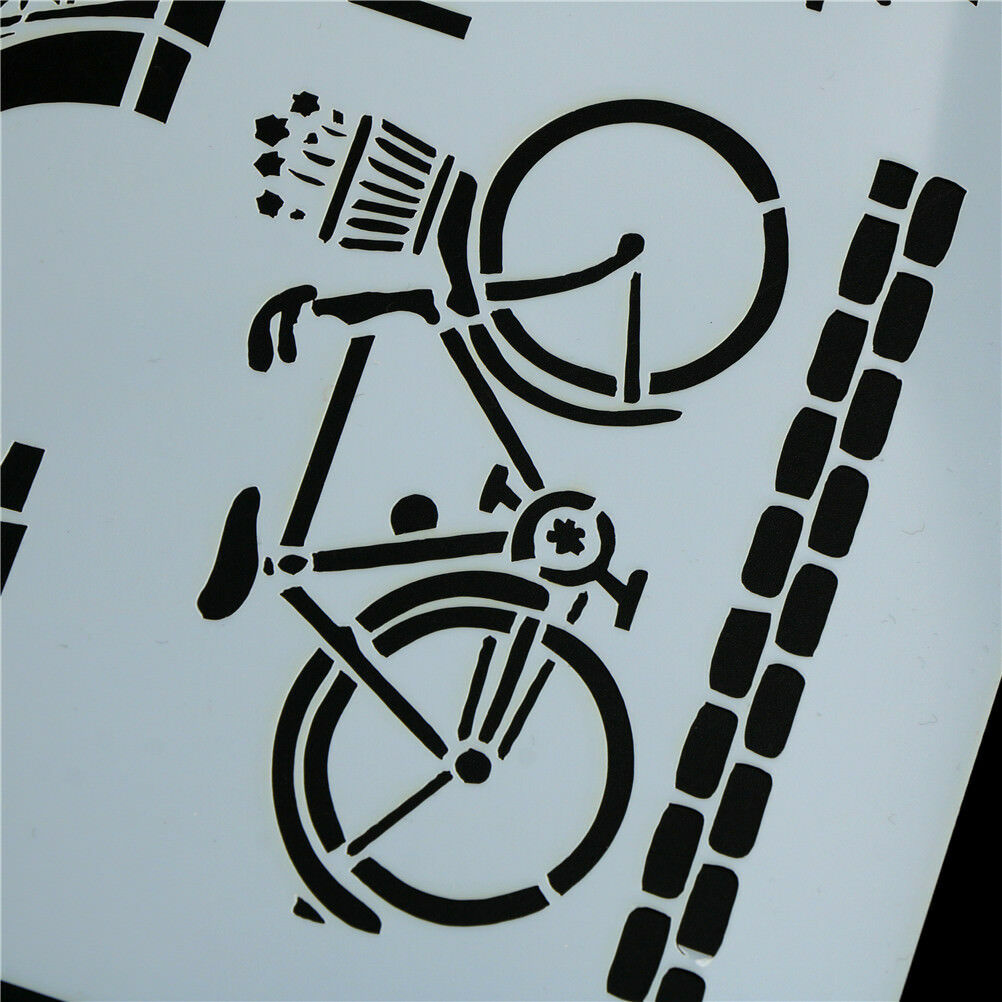 tower bicycle layering stencils for wall painting scrapbooking stamp albu.l8