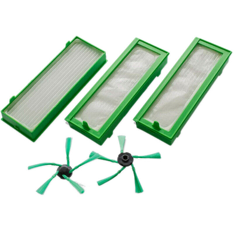 Accessories Set for Vorwerk Kobold VR200 & VR300 Vacuum Robots - 3X HEPA FilteU6