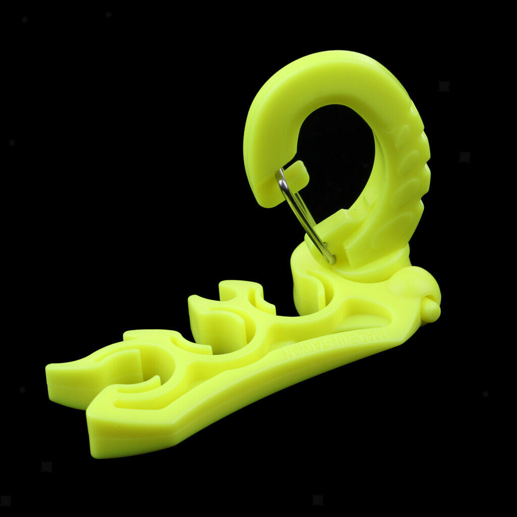 Lot 2 Scuba Diving Diver Snorkel BC Hose Clip Holder for 3 Hose/Regulator/Gauge